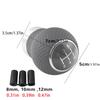 5/6 Speed Universal PU Leather Gear Shift Knob Manual Car Gear Stick Head Shift Replacement Knob Modified Shift Head