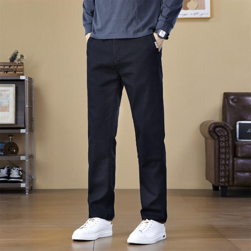 Pants Men's Autumn and Winter New Business Casual Trousers Men's Straight Loose Trend Versatile Men's Trousers