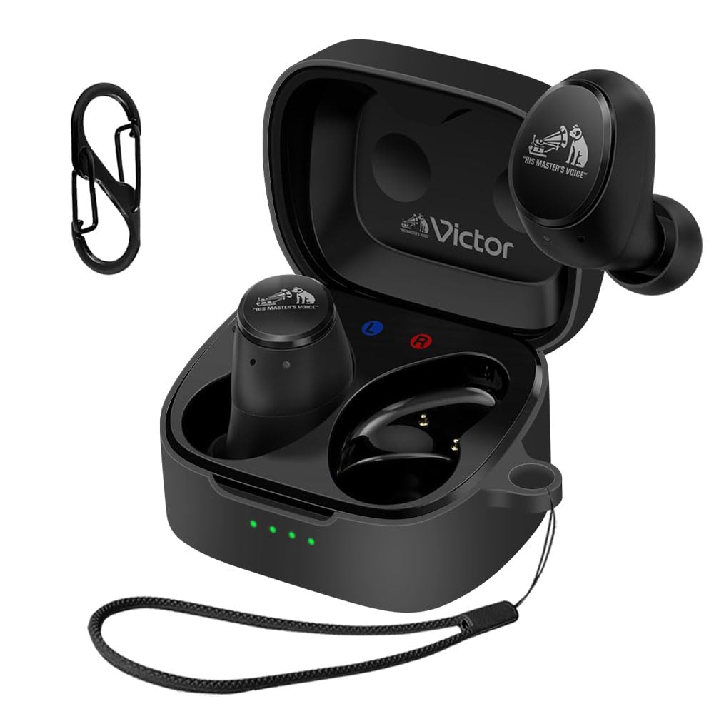 

For JVC Kenwood Victor Case Equipped with a hook to prevent soft silica gel sports cool shock soft case drop prevention protection HA-FX550T [HVUYAL] чорний