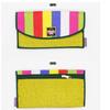 Colorful Silk Korean Quilted Long Wallet