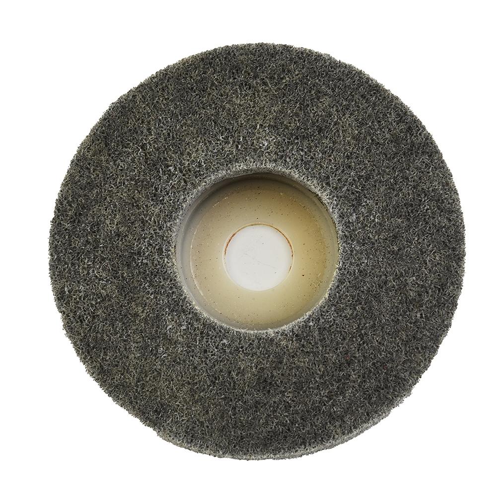 Dark Gray Nylon Fiber Polishing Buffing Wheel Disc Pad For Metal Wood 100mm/ 4