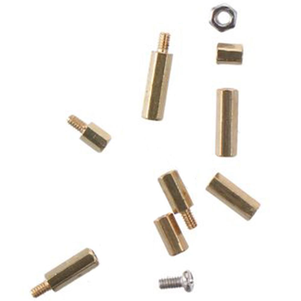 300pcs M2 Hex Brass Spacer Male Female Threaded Pillar Assortment Kit  DIY Electronic Projects