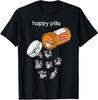 New Limited Cute Happy Pills Raccoon, Funny Raccoon Lover Gift T-Shirt