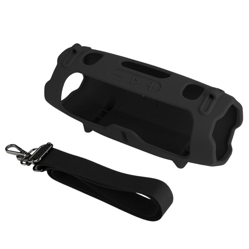 Silicone Protective Case for Charge 6 Speakers with Shoulder Straps, Dustproof and Shockproof Speakers Guard