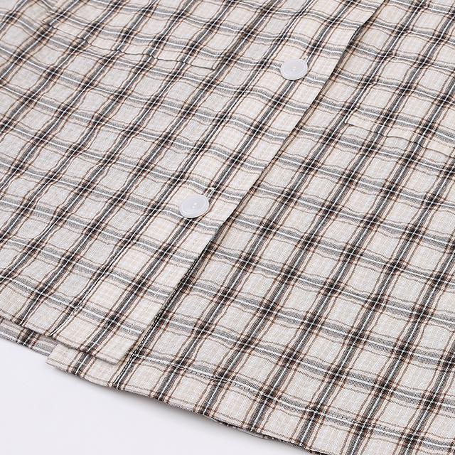 LAP Pocket Collar Crop Shirt Ar2Wb561