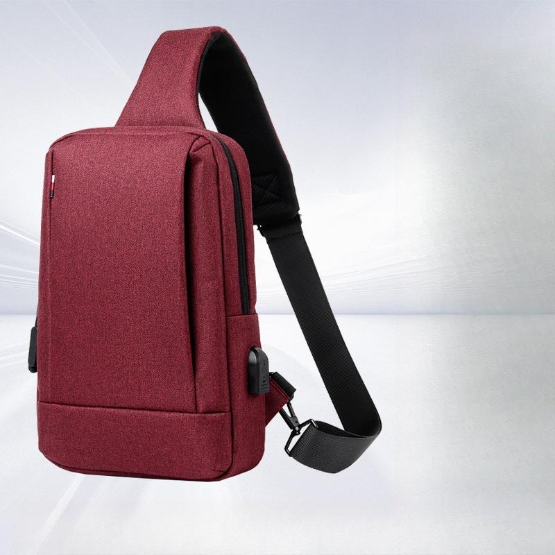 

Модная мужская нагрудная сумка, повседневная одноплечевая сумка-кроссбоди, мужская водонепроницаемая нагрудная сумка высокого класса