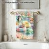 Beach Party Cute Plush Animal Print Towel, Soft Absorbent Bath Towel for Kids