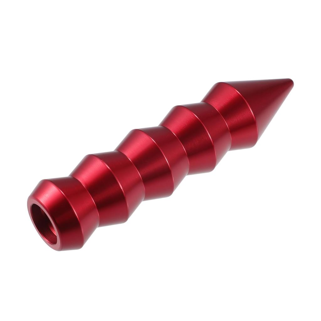 ACROPIX Universal Shift Knob for with 3 Ergonomic Design Cars, Red, 4-Pack Adapters,