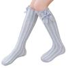 Soft Children Bowknot Mesh Socks Mid-tube Socks Cotton Socks New Mesh Girls Sock