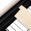 Upholstered Bed with LED Lighting and 4 Drawers, Height-Adjustable Headboard, Double 160x200cm Bed Frame, Wooden Slatted Frame, Beige (With Mattress)