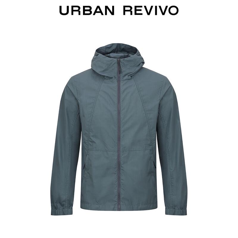 UR 2025 Autumn Men's Outdoor Sporty Hooded Zipper Jacket