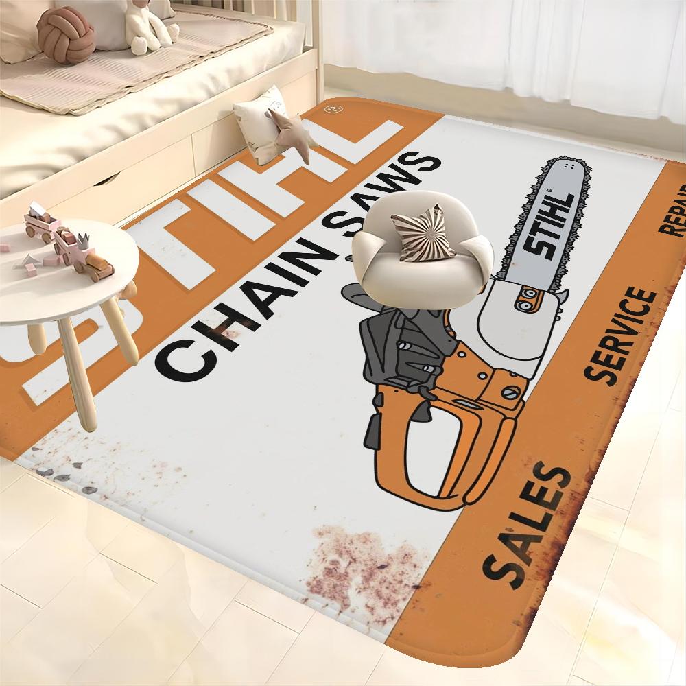 Logo Stihl Rohožka Dětský Pokoj Ložnice Dekorace Balkon Protiskluzová Rohožka Obývací Pokoj Domácnost Koberce