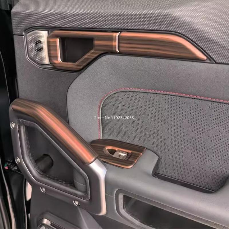 LHD For Chery Jetour Traveller T2 2024 Inner door armrest handle cover window lift switch glass contorl cover accessories
