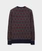 BROOKS BROTHERS Wool Vintage Fair Isle Crewneck Sweater (Grey) (Bbwrmff402)