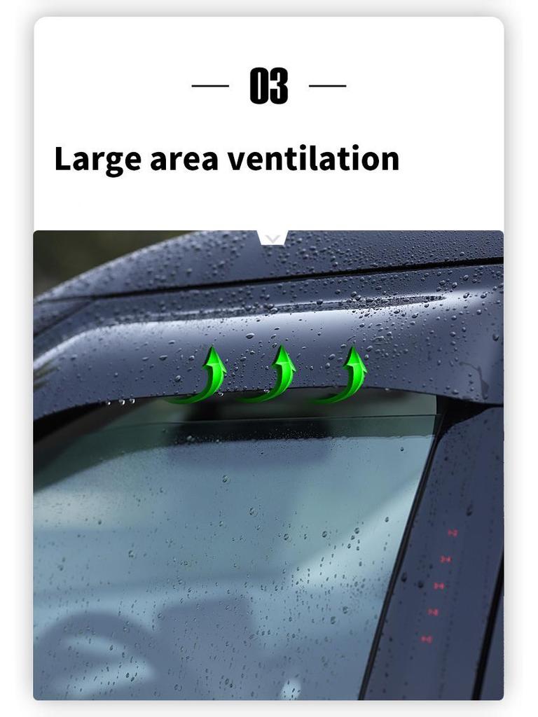 Deflektor střešního okna a sluneční clona pro Mitsubishi Delica D2