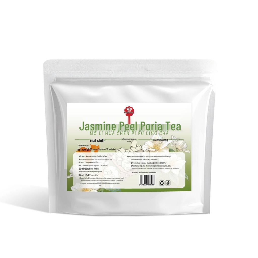 Jasmine Poria Flower Herbal Tea: Individually Packaged Fragrant Health Tea for Brewing