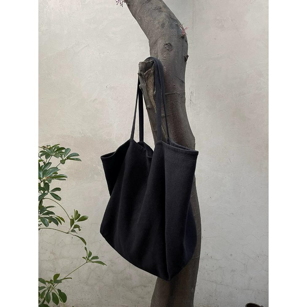 

Bag Women s 2025 New Large Capacity Tote Bag Korean Version Versatile Canvas Bag Commuter Shoulder Portable Casual Women s Bag