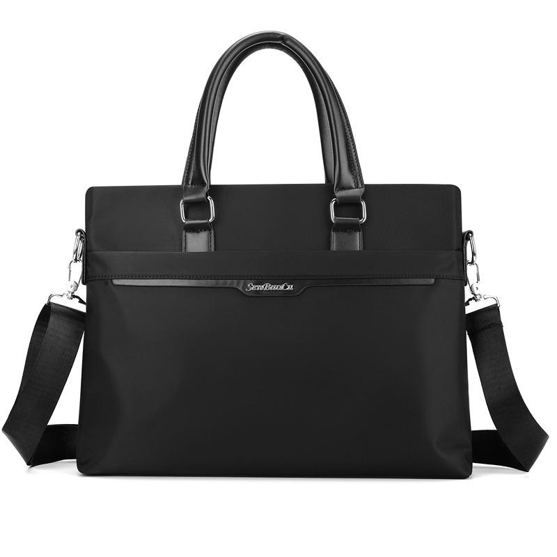 New Crossbody Handbag Business Briefcase Casual File Computer Bag Canvas Bag Oxford Cloth Shoulder Bag