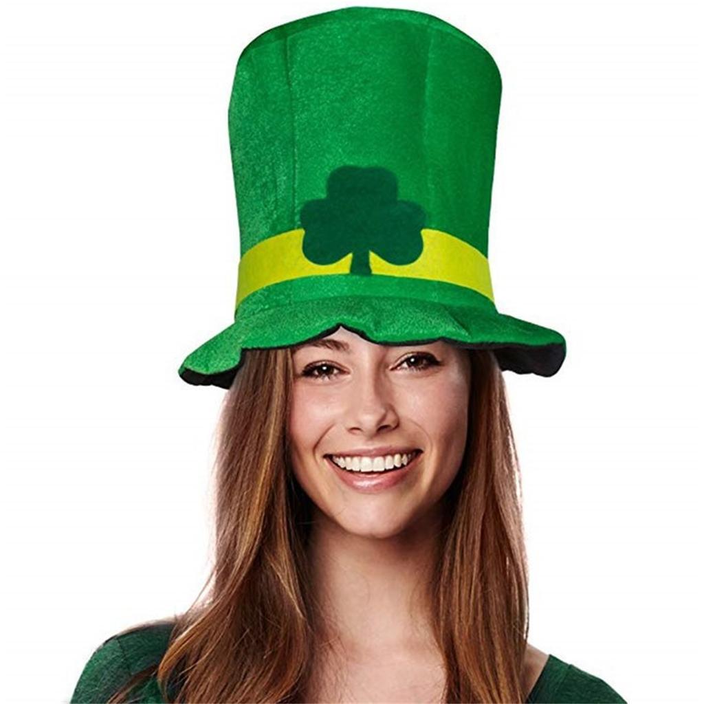 St. Patrick's Day Accessories Favors Set With Hat St. Patrick's Day Decorated Hats For Adults
