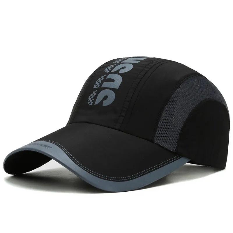 Șapcă de baseball de vară pentru bărbați, pentru sporturi în aer liber, cu uscare rapidă, cu umbră, respirabilă, răcoroasă, pălărie de pescuit, pălărie de soare, pălărie cu protecție solară, pălărie subțire