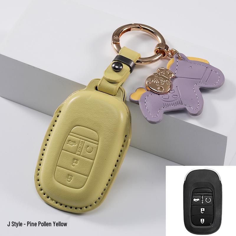 Honda Key Case for 25 Models: Civic, CR-V, Accord, Inspire, Fit, Odyssey - Cartoon Design for Men & Women