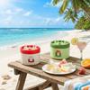 8 Grids Ice Cream Molds Non-Stick Maker Ice Pop Trays Cute Ice Storage Boxes  Homemade Ice Cream