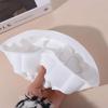 Bakeware Accessories 6 Inches Heart Silicone Molds Easy To Demold White Pastry Baking Pan Not Fading Round Cake Mould Kitchen
