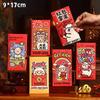 6Pcs Cute Goat Year Red Envelopes For 2027 New Year Spring Festival Red Packet Cartoon Sheep Pattern Lucky Money Packets