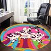 1pc Powerpuff Girls Office Round Area Rug, Under Office Chairs Bedroom Living Room Home Decor  A1022277