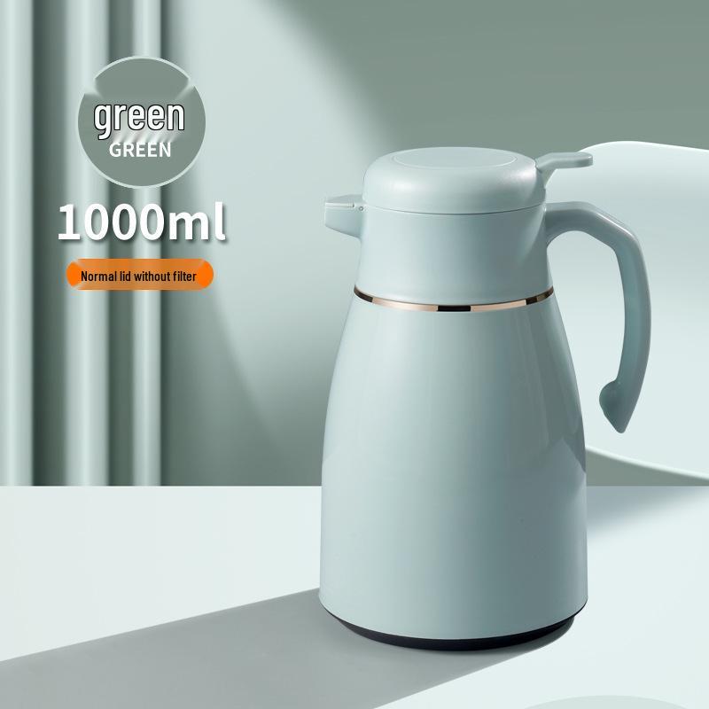 Intelligenter isolierter Wasserkocher mit großem Fassungsvermögen und Glasinneneinsatz für Zuhause & Büro