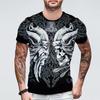 Summer Short Sleeve Casual Tee Popular Viking Armor Vintage Oversized Men Clothing 3D Print Graphic T Shirts Polyester Harajuku