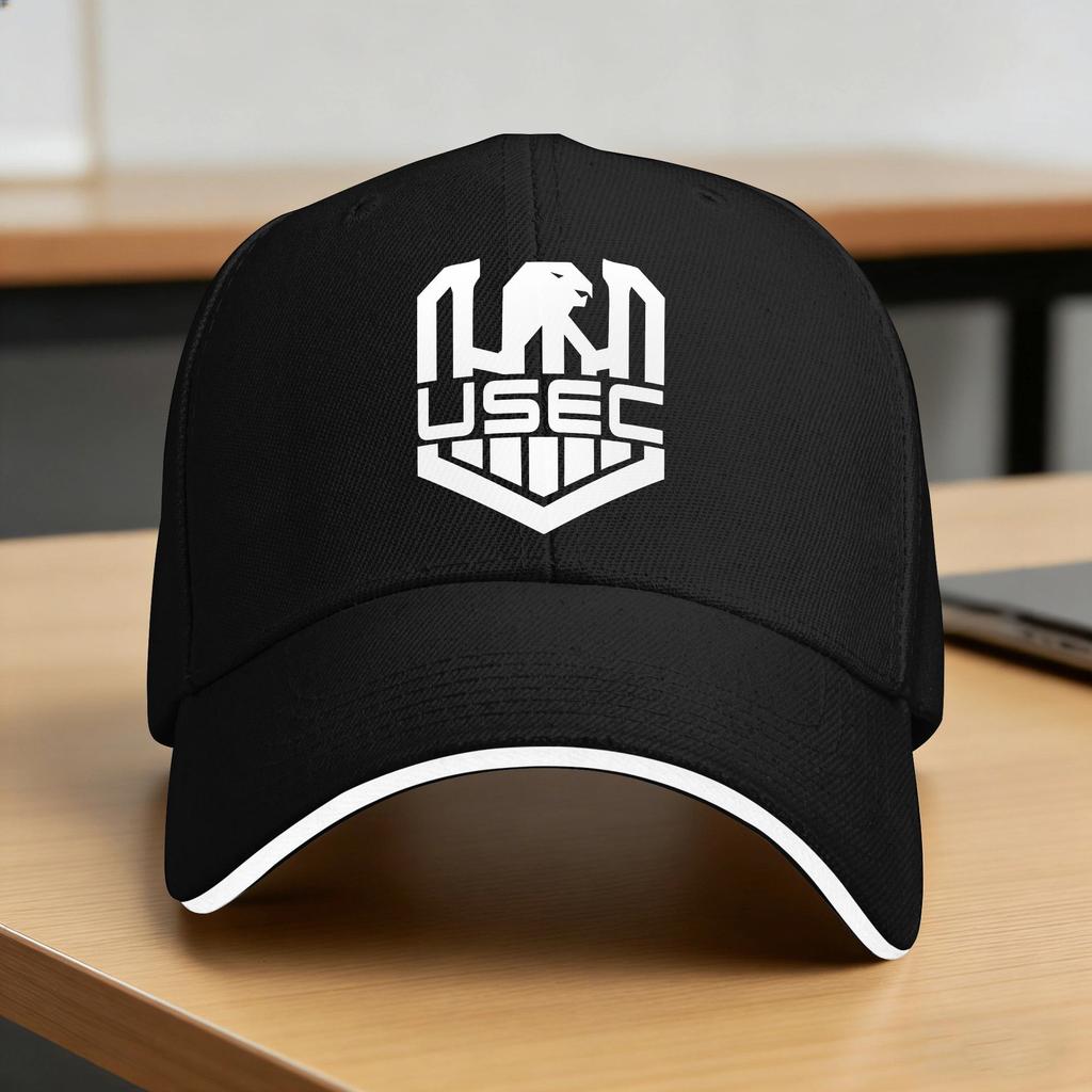 Escape From Tarkov Usec Litle Wnite Logo Casual Baseball Cap Outdoor Gym Trucker Hat Sun Female Male Classic Baseball Caps