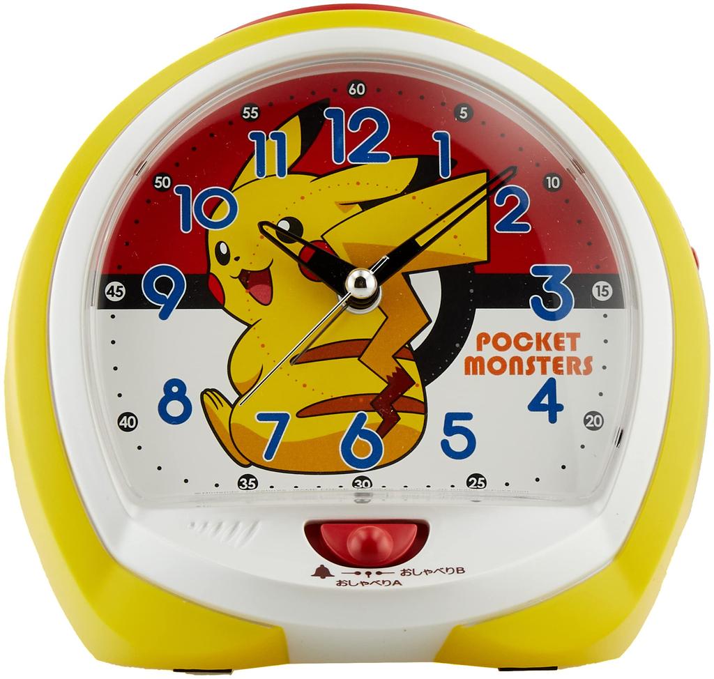 Seiko Stolní hodiny s budíkem, postavička, kapesní monstrum, žluté, 88 x 92 x 78 mm, CQ423Y