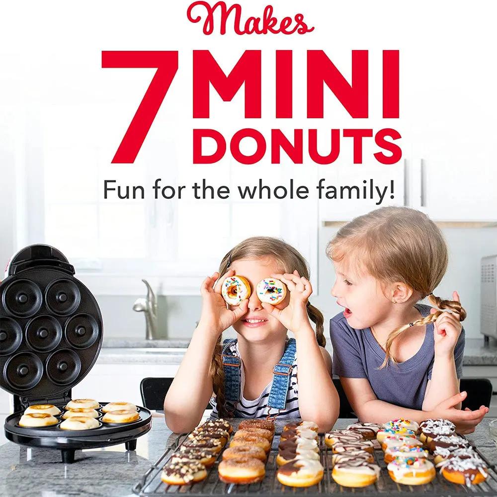 1200w High-power Electric Donut Machine Home Multi-functional Automatic Heating Egg Cake Bread Baking Machine Breakfast Machine