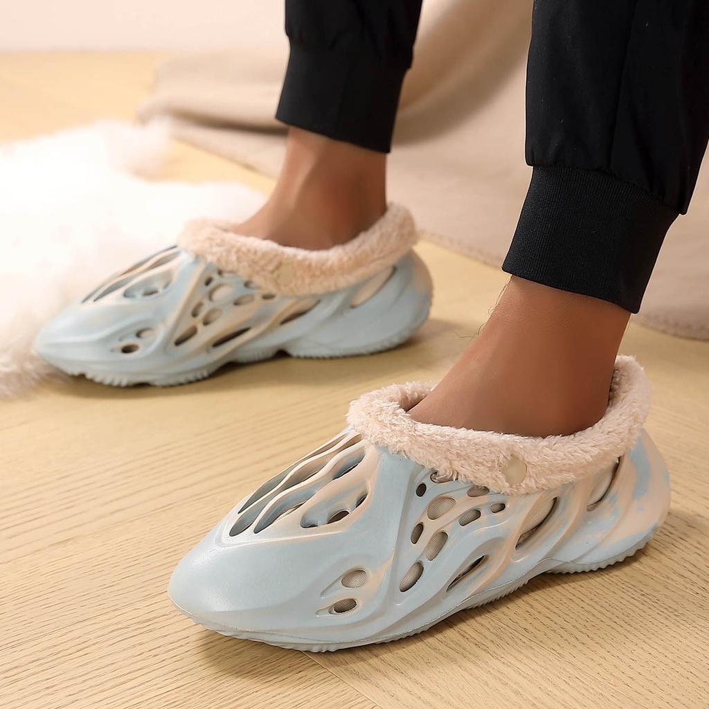 Thick Soled, Men's and Women's, Children's Cotton Shoes, Baby Shoes, Warm, Hairy Shoes, Plush, Thickened, Warm Shoes