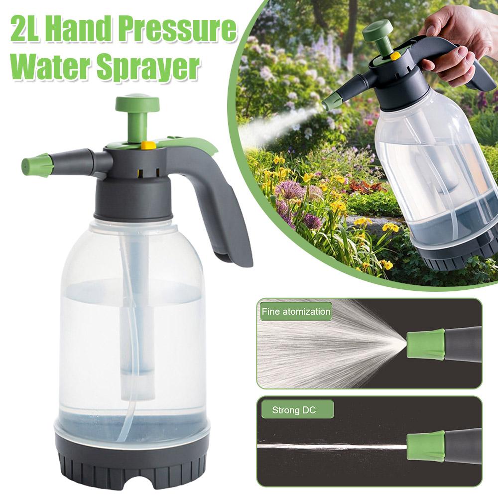 2L Home Garden Air Pressure Spray Bottle Manual Air Pump Garden Disinfection Water Sprayer Garden Irrigation Watering Tools