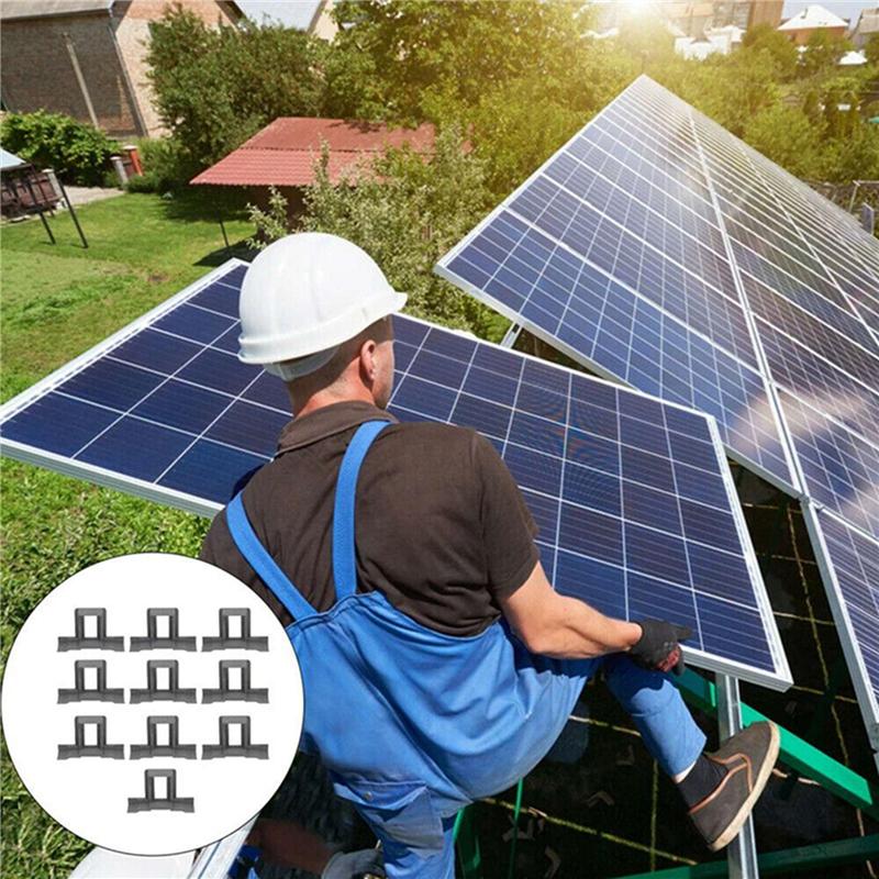 

Fresh 90Pc Solar Panel Frames Water Drained Clip Thickness 35Mm PV Panels Auto Remove Stagnant Water Dust Outdoor Tool