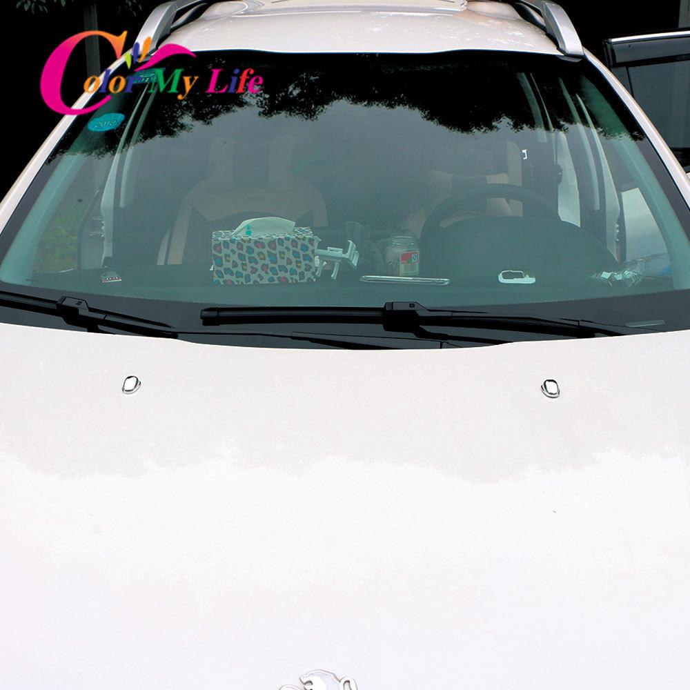 2 Piezas/Set Cubierta de Boquilla de Chorro de Agua para Limpiaparabrisas Delantero de Coche Apto para Peugeot 308 2012 - 2015 3008