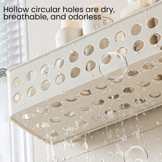 Suction Cup Storage Rack Large Capacity Strong Load-bearing Simple Installation