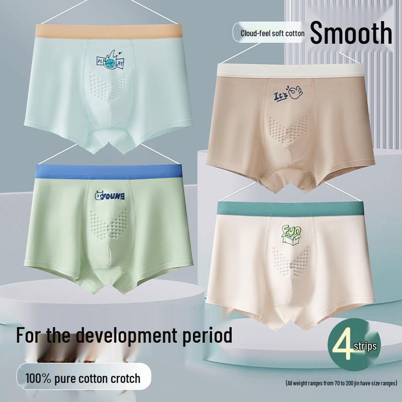 Boys' Pure Cotton Boxer Briefs  - Year of the Rat