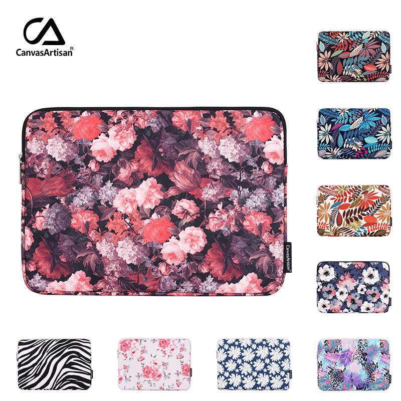 17-tommers digitaltrykt laptop-sleeve