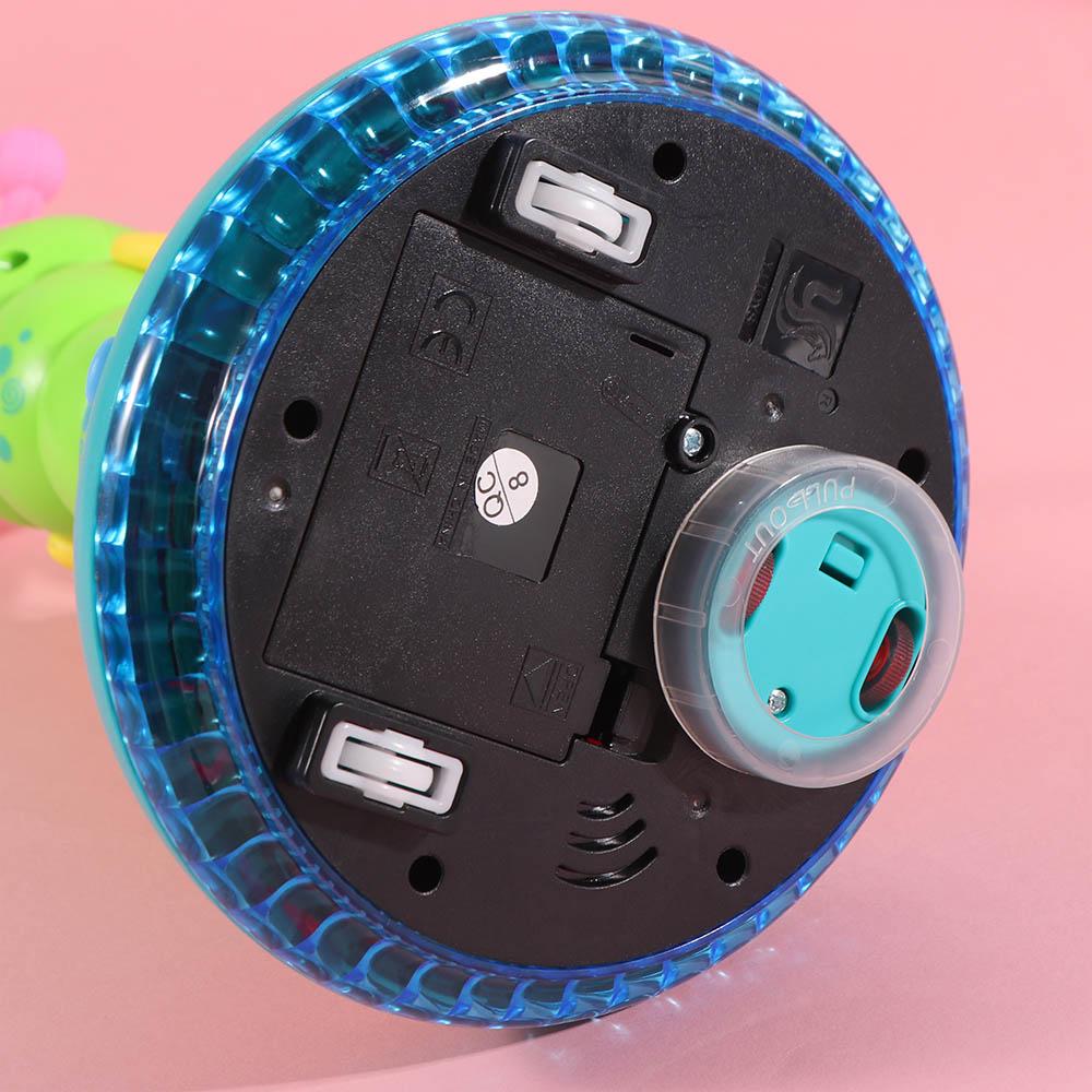 Plastic Saxophone Caterpillar Toy LED Dancing Caterpillar Toy Electric Music Toy  Halloween