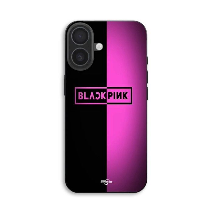 Hülle Für iPhone 18 Blackpink schwarz und rosa Maniacase schwarz