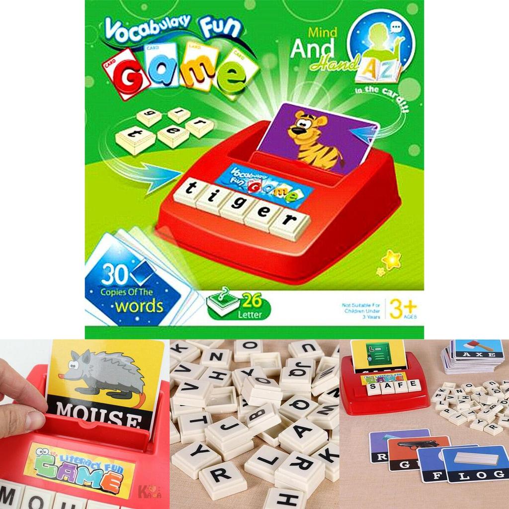 Engaging Educational English Spelling Alphabet Letter Game For Kids Learning Fun