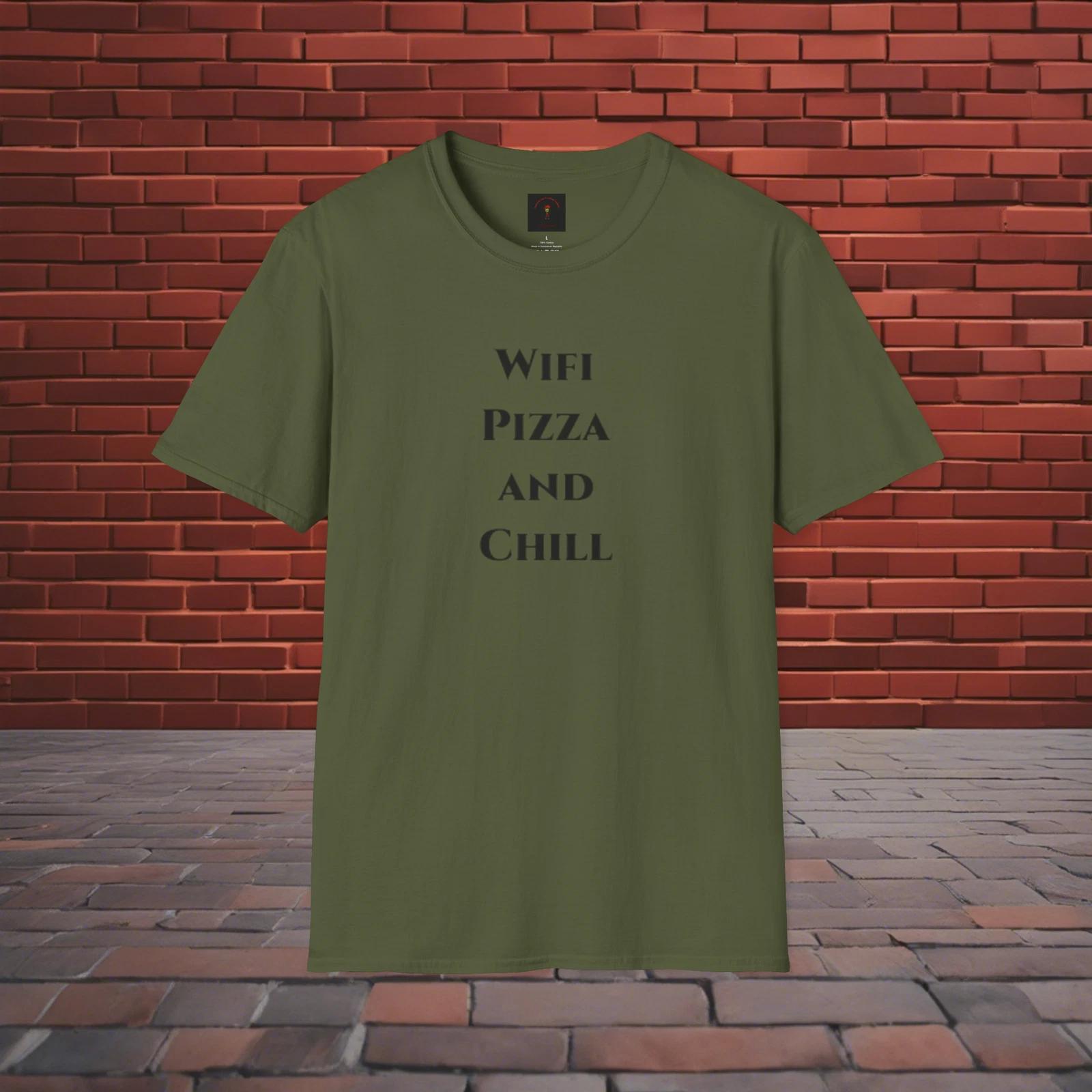 Wifi and chill Unisex Softstyle T-Shirt L