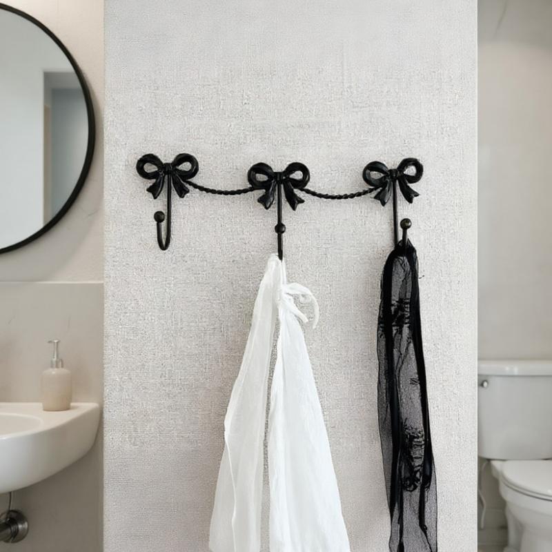 Stylish Wall Mounted Hook with Invisible Screws for Hanging Coat and Bags Strong Load Capacity Metal Clothes Hanger