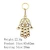 Back To School Bag Keyring Hamsa Hand Eye Of Horus Key Ring Ornaments For Home Cool Keychain
