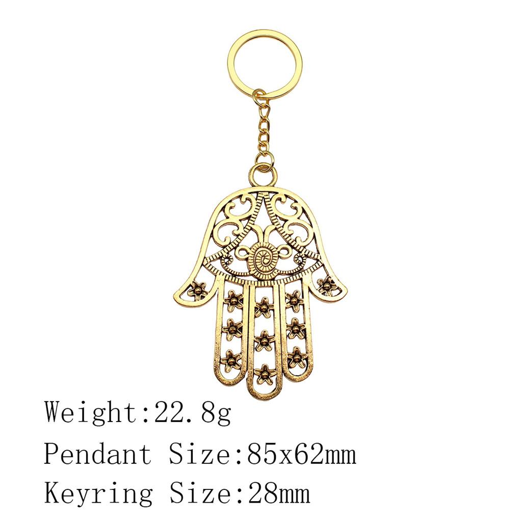 Back To School Bag Keyring Hamsa Hand Eye Of Horus Key Ring Ornaments For Home Cool Keychain