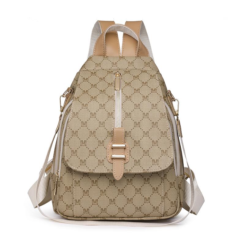 Print-Rucksack Damen-Rucksack aus weichem Leder, vielseitig verwendbar, Umhängetasche, Reiserucksack für Damen