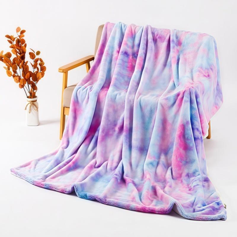 Manta, Manta de Felpa Tie Dye, Manta Cálida